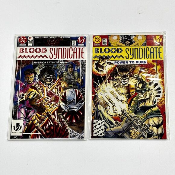 Blood Syndicate #1 and #2 DC Comics Book Lot NM - Picture 1 of 1